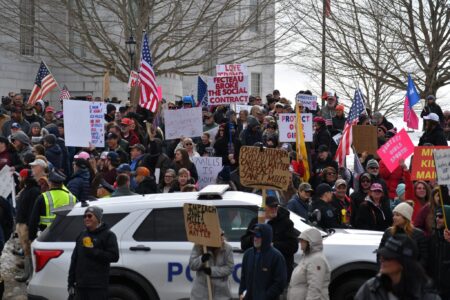 ‘March Against Mills’ Draws Large Protest to Augusta