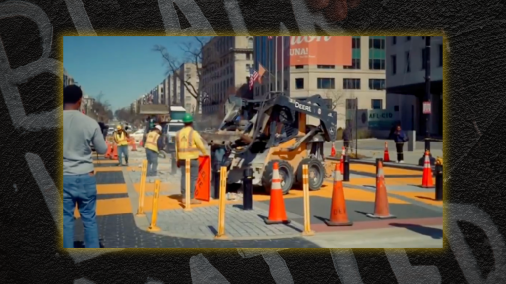 Washington, D.C. Begins Dismantling Black Lives Matter Plaza and Painting Over BLM Mural