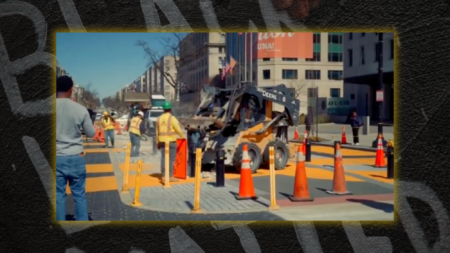Washington, D.C. Begins Dismantling Black Lives Matter Plaza and Painting Over BLM Mural
