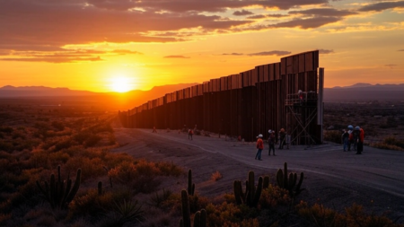 Trump Administration Revives Border Wall Construction with $70 Million Contract for 7 Miles in Southeast Texas