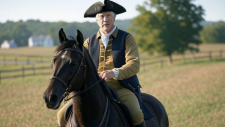 King Appoints Himself Democracy Defender in the Mold of Paul Revere