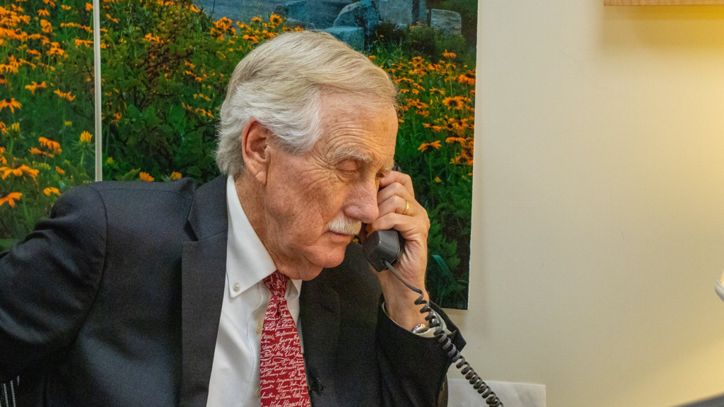 Angus King Co-Sponsors Bill to Block Trump’s Election Integrity Executive Order