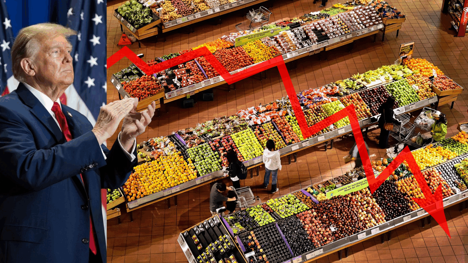 Grocery Prices See Biggest Drop In 5 Years As Trump’s Policies Take Effect