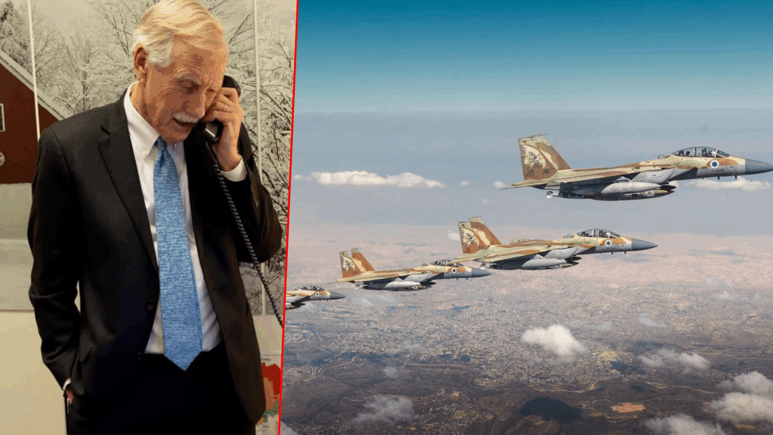 Angus King Calls for a Freeze on US Aid to Israel