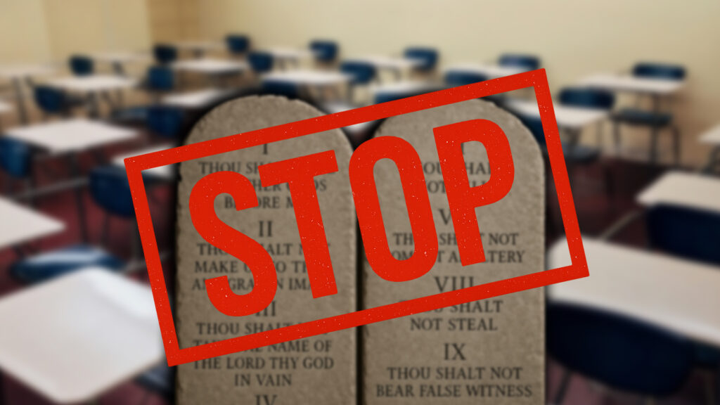 Texas Blocked from Displaying the Ten Commandments in Certain Public School Classrooms