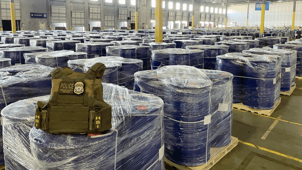 Largest Ever Meth Precursor Seizure Interdicts Shipment En Route From