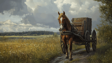 Wagon Strain: Pickup Driver Cited After Hitting Horse-drawn Wagon in Aroostook County