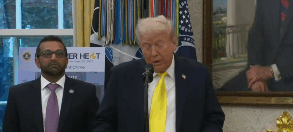 Trump And Kash Patel Give Major Update On Sweeping Crime Crackdown