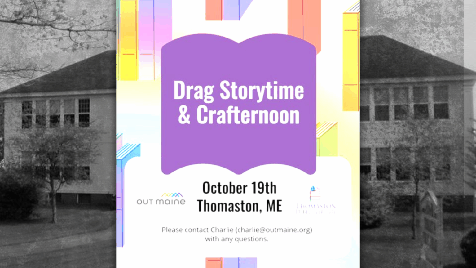 Thomaston Public Library “SO Excited” to Host Drag Storytime for Kids: Announcement