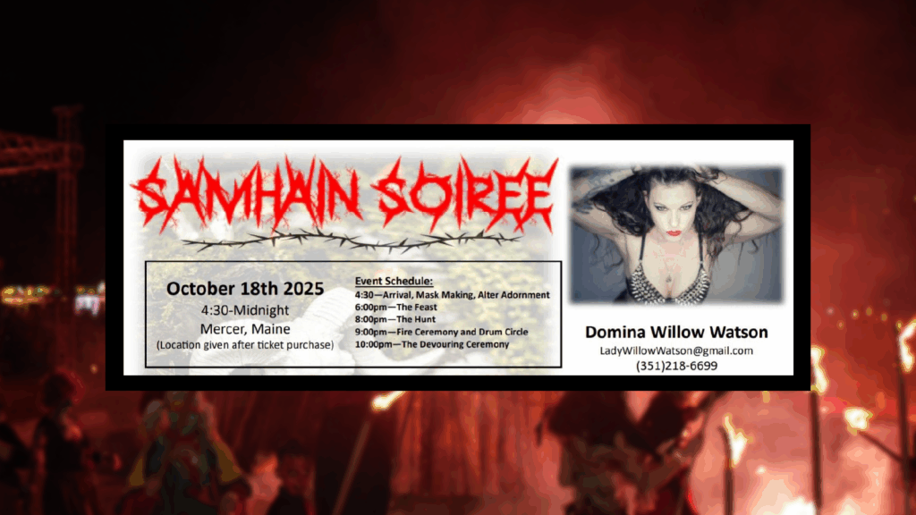 Maine Witches Host Event In Mercer Featuring Nudity and a “Devouring Ceremony”