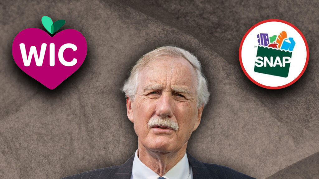Angus King Backs Bill to Fund SNAP, WIC During Ongoing Government Shutdown