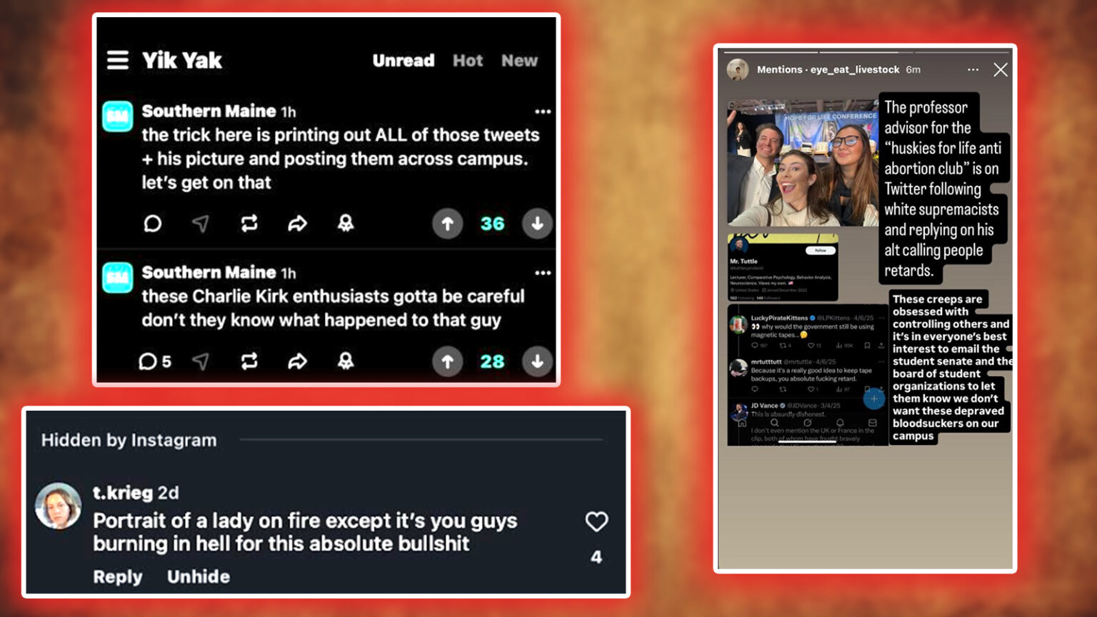 USM Pro-Life Group Faces Backlash from Students Suggesting They Should Fear for Their Lives