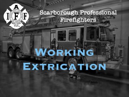 Scarborough Firefighters Perform Extrication After Afternoon Crash