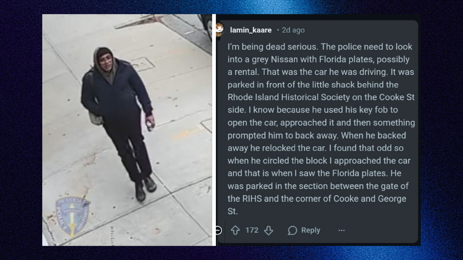 Reddit Post Led To Suspect In Brown, MIT Murders Who Was Using A Fake Maine Plate