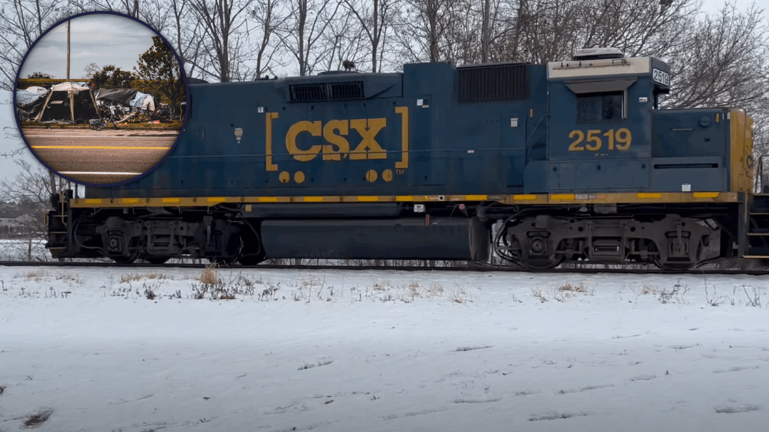 Railroad Company Begins Clearing Bangor Homeless Camp Along Train Tracks