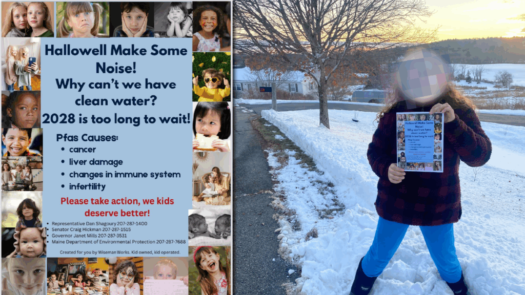 Hallowell Children Launch Letter-Writing Campaign to Gov. Janet Mills Asking for Clean Water for Christmas