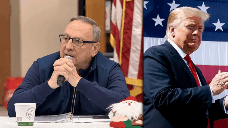Trump Renews LePage Endorsement, Predicts Dunlap Will be the Democratic Nominee