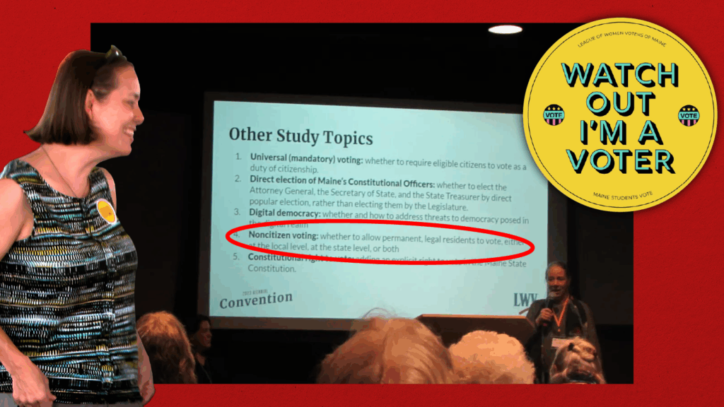League of Women Voters Joins Shenna Bellows’ Cry for the DOJ To “Go Jump In The Gulf Of Maine”