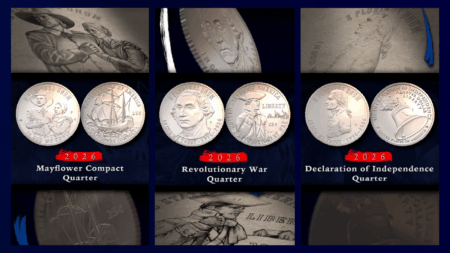 Pennies Gone, U.S. Mint Unveils Redesigned Bigger Coins for America’s 250th Anniversary