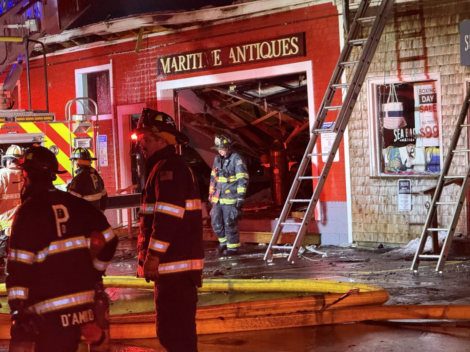 Fire Marshal Probes Custom House Wharf Blaze as Damage Mounts Along Portland Waterfront