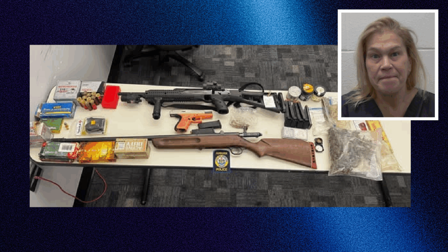 Auburn Bail Check Leads to Seizure of a Variety of Drugs and Firearms