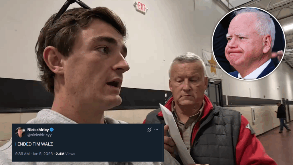 ‘I Ended Tim Walz’: YouTuber Who Exposed Somali Fraud Takes Victory Lap After Governor Ends Reelection Bid