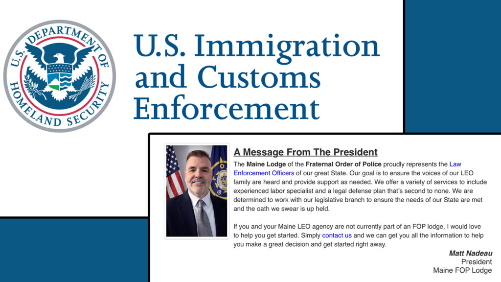 Maine Fraternal Order of Police Announces Staunch Support for ICE