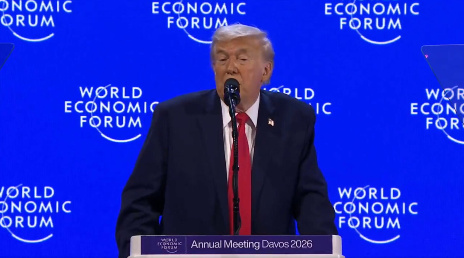 Trump Tells Room Full Of Global Leaders Why He Wants Greenland