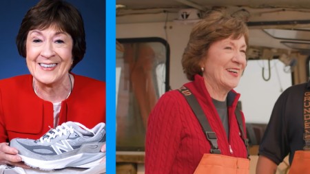Susan Collins Announces Re-Election Bid with Shoe Unboxing Video and Bangor Daily News Op-Ed