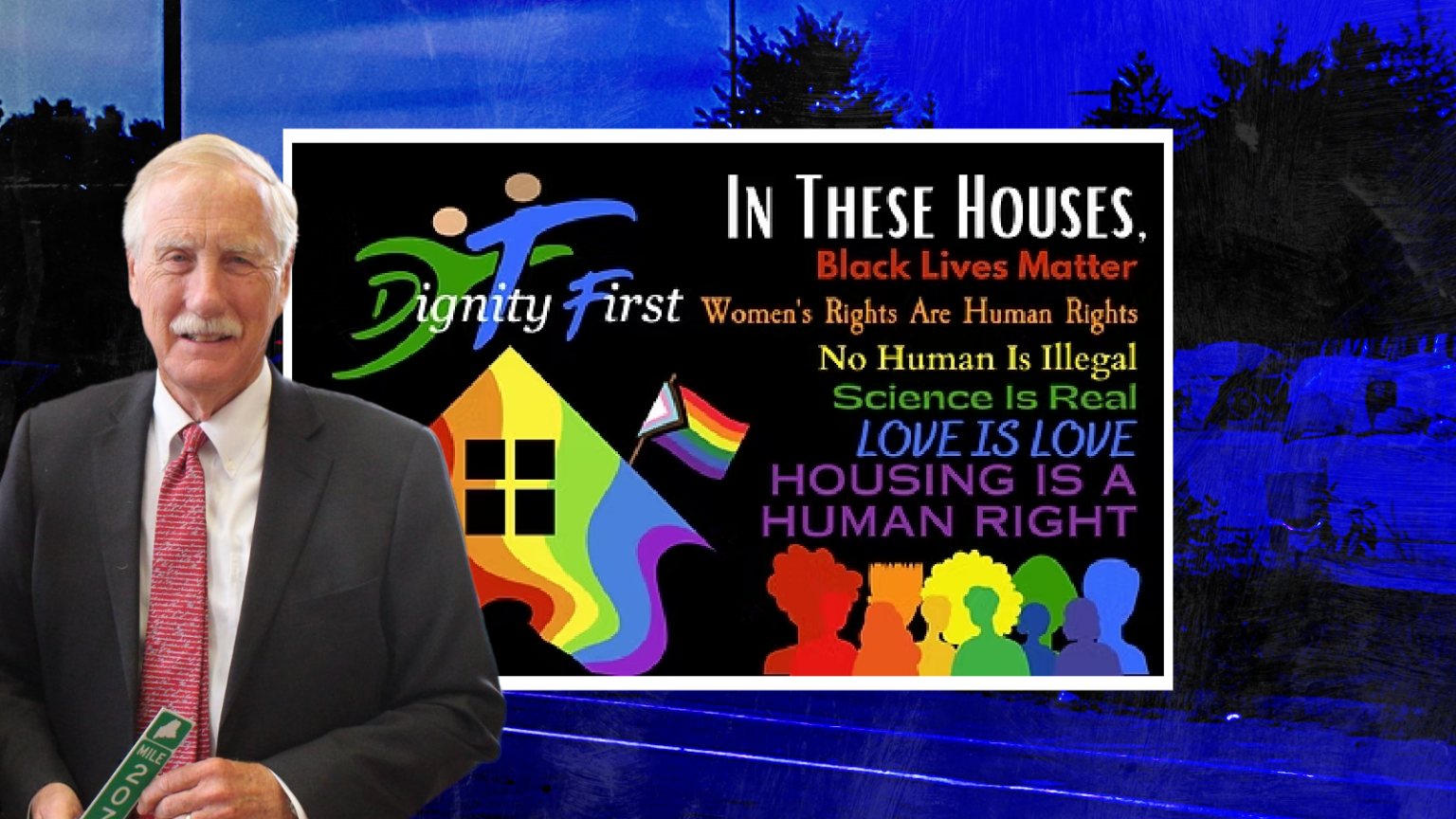 What Could Go Wrong? Angus King Helps Secure $2 Million Grant for Bangor Tiny Homes for the Homeless