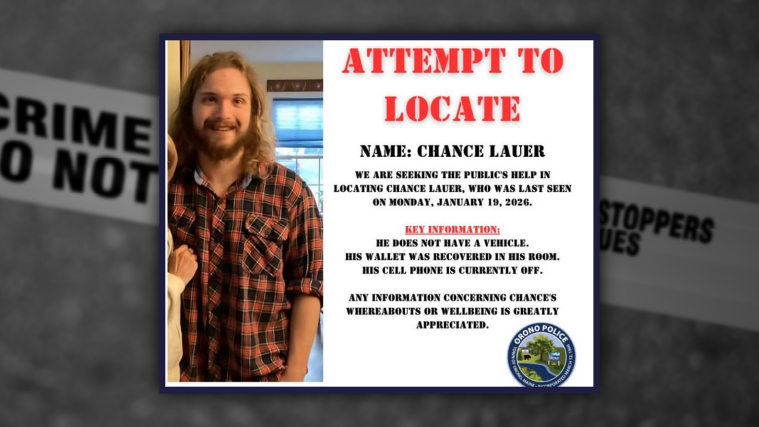 19-Year-Old UMaine Student Missing Since January Found Dead in Orono Pond