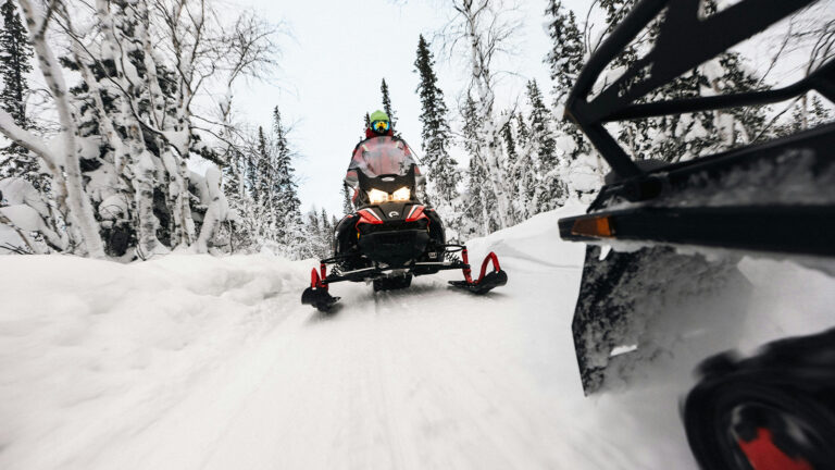 ‘In A Real (Ice) Jam:’ Maine Snowmobilers, Bet You Can’t Match This Gem Of An ‘Offtrack’