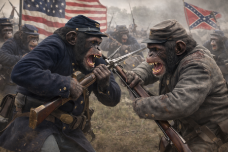 Hundreds Of Chimps Killing Each Other In A ‘Civil War’