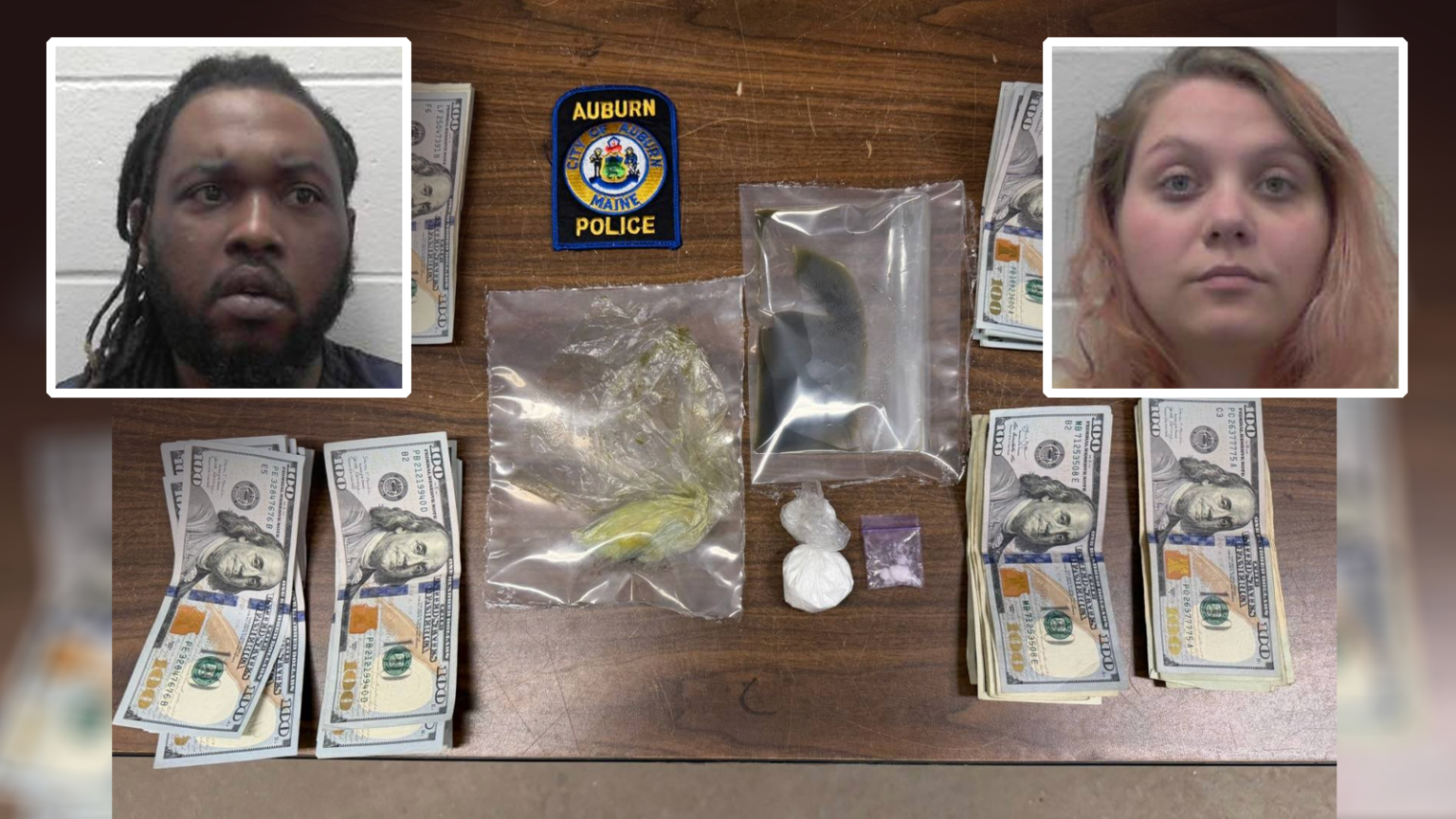Police Raid Auburn Hotel and Arrest Two Lewiston Residents on Drug Charges