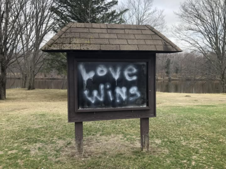 Love Wins? Oxford Police Searching for Vandals Responsible for Defacing Public Property with Message of Tolerance